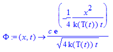 Homogeneous Heat Equation Solution